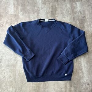 Russell Athletic Crewneck Sweater Mens Large Navy Blue